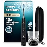 Philips Sonicare DiamondClean 9000 elektrische Zahnbürste, Schallzahnbürste mit App, Drucksensor,...