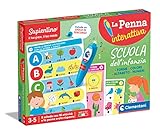 Clementoni - Wissensschule der Kindheit Formen, Farben, Alphabet und Quiz-Zahlen, Aktivitätskarten...