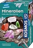 KOSMOS 657901 Mineralien Ausgrabungs-Set, Grabe echte Mineralien selbst aus, mit Hammer und Meißel,...