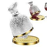 Dekanterie für Wein, Dekanter Wein – Whisky Sower Spinner, dekorativer Weindekanter für Partys...