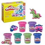 Play-Doh 6er-Pack Funkelknete, besondere Farben mit Glitzer, für mehr Kreativität und fördert die...