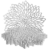 wiipara 6er Set Platzsets Tischsets Abwaschbar, Moderne PVC Platzdeckchen Rund Weihnachten...