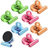 Artcut 8 Stück Magnetklammern Magnet Klammer Magnete mit Klammer, Magnetclips Magnet Clip Klemmen...