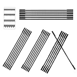 RHQFDM 24 Stücke Dekupiersägeblatt 133mm,Dekupiersägeblätter mit Stift,10/15/18/24 Feinschnitt...