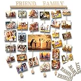 Uping Bilderrahmen Collagen Holz Photo Hanging Bilderrahmen, Mehrere Bilder Fotorahmen...