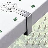 CUNGLIN Tischtuchklammern Edelstahl 10 Stück, Tischdeckenklammer Tischabdeckungsklemmen für Dicke...