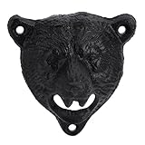 Hochwertiger Bärenförmiger Flaschenöffner aus Gusseisen Zur Wandmontage für...