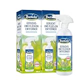 Bactador Enzymreiniger 2 x 750ml - Geruchsentferner & Fleckenentferner Spray - Mikrobiologischer...