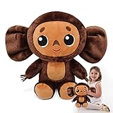 LIVESTN Cheburashka Plüschtier, Großohriger Monkey Plüsch Puppe, Lustiger AFFE Gefülltes...