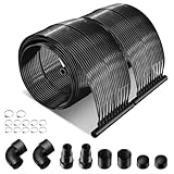 FANTASK Solarkollektoren 500x75 cm, Solar-Poolheizung, Poolheizung aus UV-beständiger PE für Pools...