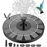 AISITIN 3.5W Solarbrunnen für Draussen (φ180mm) Solar Springbrunnen für Außen mit 4...