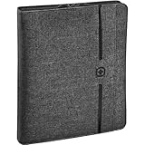 WENGER Affiliate Schreibmappe mit 10 Zoll Tabletfach, Ringhefter, A4-Notizbuch, Padfolio mit...