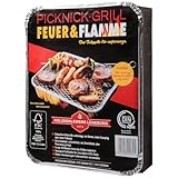 Feuer & Flamme Picknick & Einweggrill