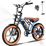 COLORWAY Elektrofahrräder –20 Zoll Offroad EBike, 250W Motor und 48V 15Ah Akku –...