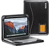Broonel - Contour Series - Schwarz Leder Laptop Fall/Hülse - Kompatibel mit dem Dell XPS 17 9720...