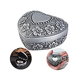 Ziyero Vintage Herzförmige Metall Schmuckschatulle Geschnitzt Metall Schmuckbgox Hochzeit Souvenir...