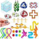 30PCS Fidget Toys Set Anti Stress Toys, Squeeze Spielzeug Finger Toys, Stress-Angst Relief Spielzeug...