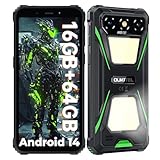OUKITEL G5 Outdoor Smartphone Android 14, Doppel-Campinglicht Outdoor Handy Ohne Vertrag 6300mAh,...