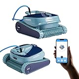 Arebos Automatischer Poolroboter | Poolrunner für Pools bis max. 50 m³ | Poolsauger Poolreiniger...