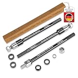Liebdorf® Steckachse Fahrradanhänger - M12 Adapter für alle Längen - Fahrradanhänger Kupplung -...