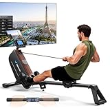 MERACH Rudergerät für Zuhause Klappbar, Aufgerüstetes Selbstversorgendes, Leises Magnet...