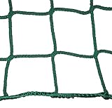 Seitenschutznetz 2m x 10m, 10,0cm, grün, DIN EN-1263-1 Dachdeckerfangnetz Gerüstnetz
