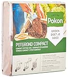Pokon Kompakte Pflanzerde, kompakte Blumenerde aus Kokofaster für Balkon und Garten, 2 Monate...