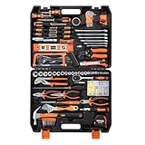 Kiarixo 236-teiliges Steckschlüssel-Auto-Reparaturwerkzeug-Kombinationspaket gemischtes...