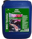 MIBO Teichklar Teichklärer 5.000 ml für 100.000 Liter gegen trübes und grünes Gartenteichwasser