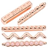 Operitacx 5 Stück Teiliges Silikon Armband Charms Dekorative Uhrarmband Ringe Kompatibel mit Apple...