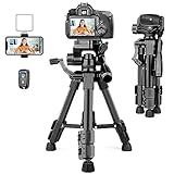 JOILCAN Mini Stativ 63.5cm, Aluminium Kamera Stativ für Cannon/Sony/DSLR Kamera/Video...