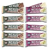Protein Riegel Vegan MIX PACK mit 6x White Chocolate Pistachio + 6x Double Chocolate Crispy -...