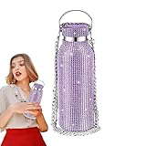 Strass-Wasserflasche, glitzernde Wasserflasche, Blinng Diamant, Glitzer, Thermoflasche, Glitzer,...
