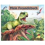 Depesche 11942 World-Freundebuch mit Dschungel-Design und Dino-Aufdruck, Freundschafts-Buch mit...