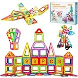 Assark 158pcs Magnetische Bausteine, Castle Magnetblöcke Konstruktion Bauen Blöcke Set für Kinder...