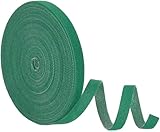 Lxtness 10m Pflanzenbinder Klett,10mm Pflanzenband Klettverschluss Verstellbar,Klettband Garten...