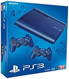 PS3 - Konsole Slim 12GB Azurite Blue (SuperSlim) inkl. 2 Dualshock-Controller Blue