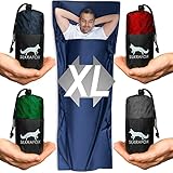 Silkrafox Compact XL – extragroßer Hüttenschlafsack, Ultraleicht Inlett aus Mikrofaser,...