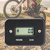 Motor-Timer für Motorrad, IP68, digital, induktiver Stundenzähler, mit LCD-Bildschirm, induktives...