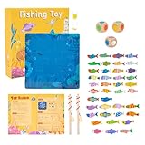 Fish Game Toddle Magnetisches Holzspielzeug für Angelspiel, magnetisches Angelspielzeug,...
