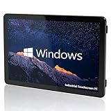 NORQIN 21,5-Zoll Eingebetteter Industrie Touch Panel PC,16:9 IP65 Kapazitiv Touchscreen Monitor...