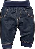 Playshoes Sweat-Hose Jogginghose Unisex Kinder,Jeans-optik,74