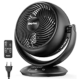 EasyAcc Ventilator Leise, 25dB Tischventilator sehr Leise, 90° Auto-Oszillation Horizontal und...