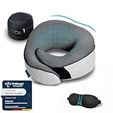 Proglobe Nackenkissen Flugzeug, Reisekissen 100% Memory Foam, Orthopädisches Nackenhörnchen, Ideal...