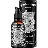 Charlemagne Bartöl - Vegan Bartöl Limette Minze Duft - Bart Öl Made in Germany Bartöl Herren -...