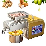 1100W Elektrische Ölpresse Maschine, automatische Kalt- und Heißölpresse aus Edelstahl für...