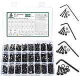 12.9 Kohlenstoffstahl Sechskantschrauben Muttern Set, Zylinderkopfschrauben mit Muttern Set,...