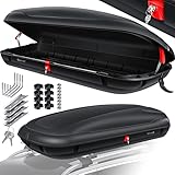 KESSER® Dachbox Auto Gepäckbox Autobox Gepäck Dachkoffer Dach Box Inkl. Zubehör Abschließbar...