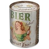 Nostalgic-Art Retro Spardose 1 Liter Trinkgeld-Bierkasse - Geschenkidee für Bierfans, Geldscheinbox...