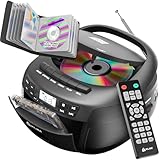 KLIM CD Player mit Kassette mit Etui, Kassettenspieler, Kassettenrekorder, Radio mit CD und...